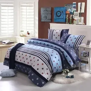 Queen Size Cotton Wadding Duvet Cover for Men & Women - Lightweight Fashionable Bedding Bag for King Size Beds - Image 1