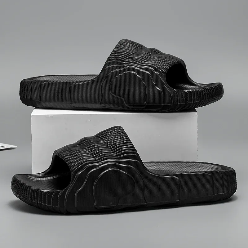 Men's Women's Luxury Ultralight Slides Sandals - Solid Beach Slippers, Summer Non-Slip Soft Outdoor Shoes - Image 1