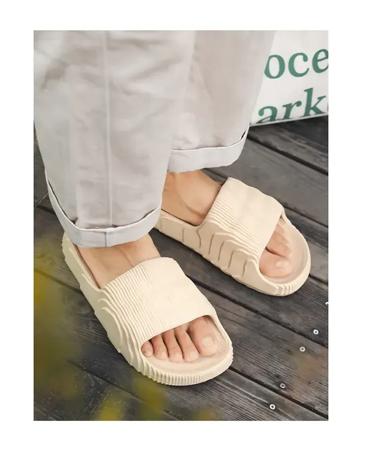Men's Women's Luxury Ultralight Slides Sandals - Solid Beach Slippers, Summer Non-Slip Soft Outdoor Shoes showcase 11
