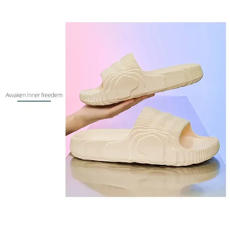 Men's Women's Luxury Ultralight Slides Sandals - Solid Beach Slippers, Summer Non-Slip Soft Outdoor Shoes showcase 12