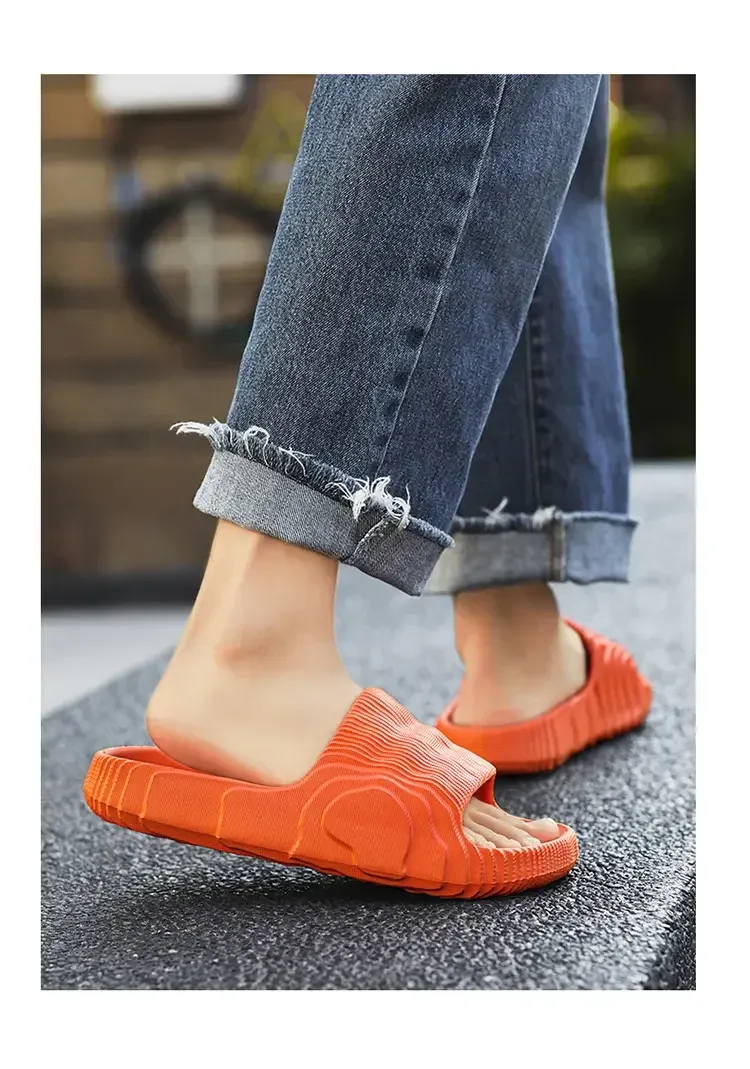 Men's Women's Luxury Ultralight Slides Sandals - Solid Beach Slippers, Summer Non-Slip Soft Outdoor Shoes showcase 17