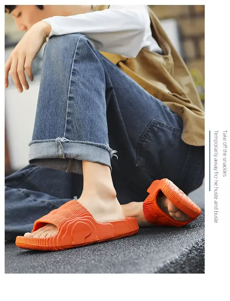 Men's Women's Luxury Ultralight Slides Sandals - Solid Beach Slippers, Summer Non-Slip Soft Outdoor Shoes showcase 18