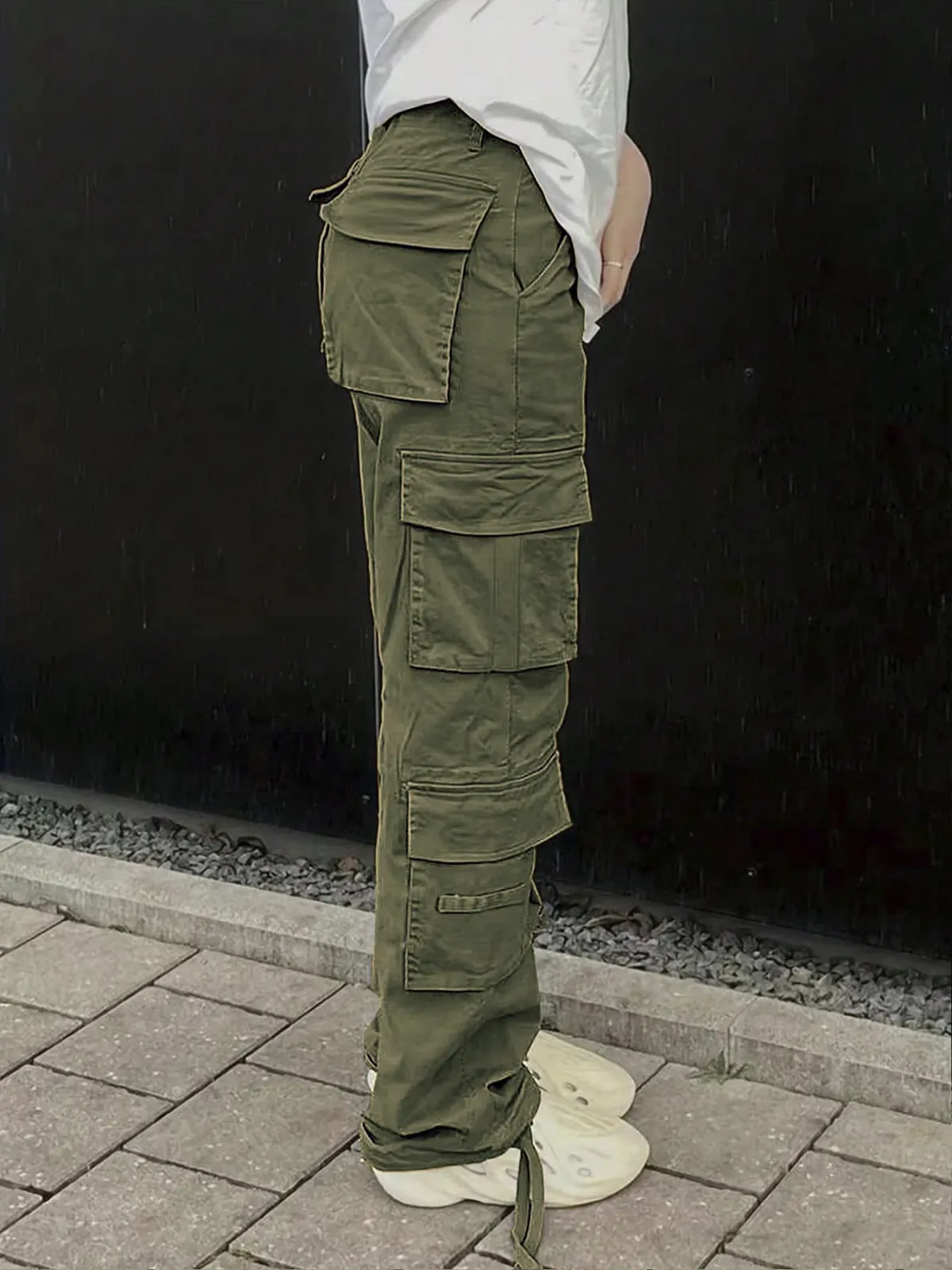Women's Tactical Cargo Pants - Durable Straight Leg Workwear Trousers for Outdoor Adventures, Hiking, and Casual Streetwear - Spring/Summer Style showcase 13