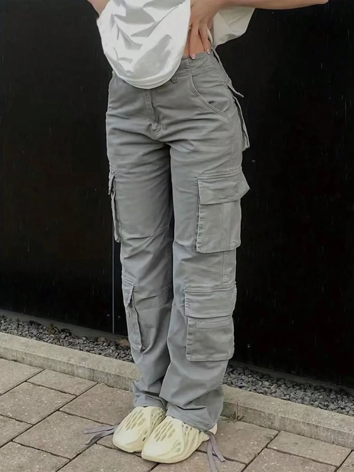 Women's Tactical Cargo Pants - Durable Straight Leg Workwear Trousers for Outdoor Adventures, Hiking, and Casual Streetwear - Spring/Summer Style showcase 18