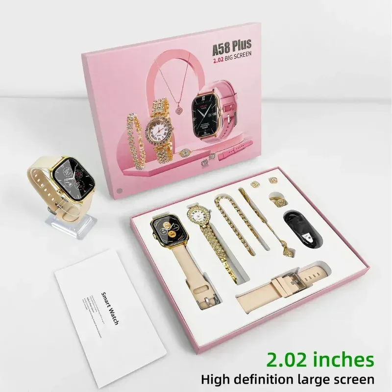 2025 Fashion Lady Smartwatch with AI Voice Assistant, Music Control, Fitness Tracker, GPS, NFC, IP67 Waterproof, 5-10 Day Battery Life - Ideal for Outdoor Sports & Daily Use - Image 2