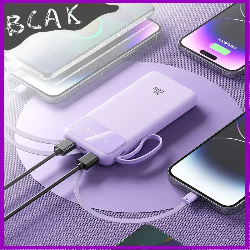 BCAK 20000mAh Power Bank - Large Capacity Fast Charging Portable Mobile Power Supply with PD Charging, Compact Design for Travel & Daily Use - Image 5