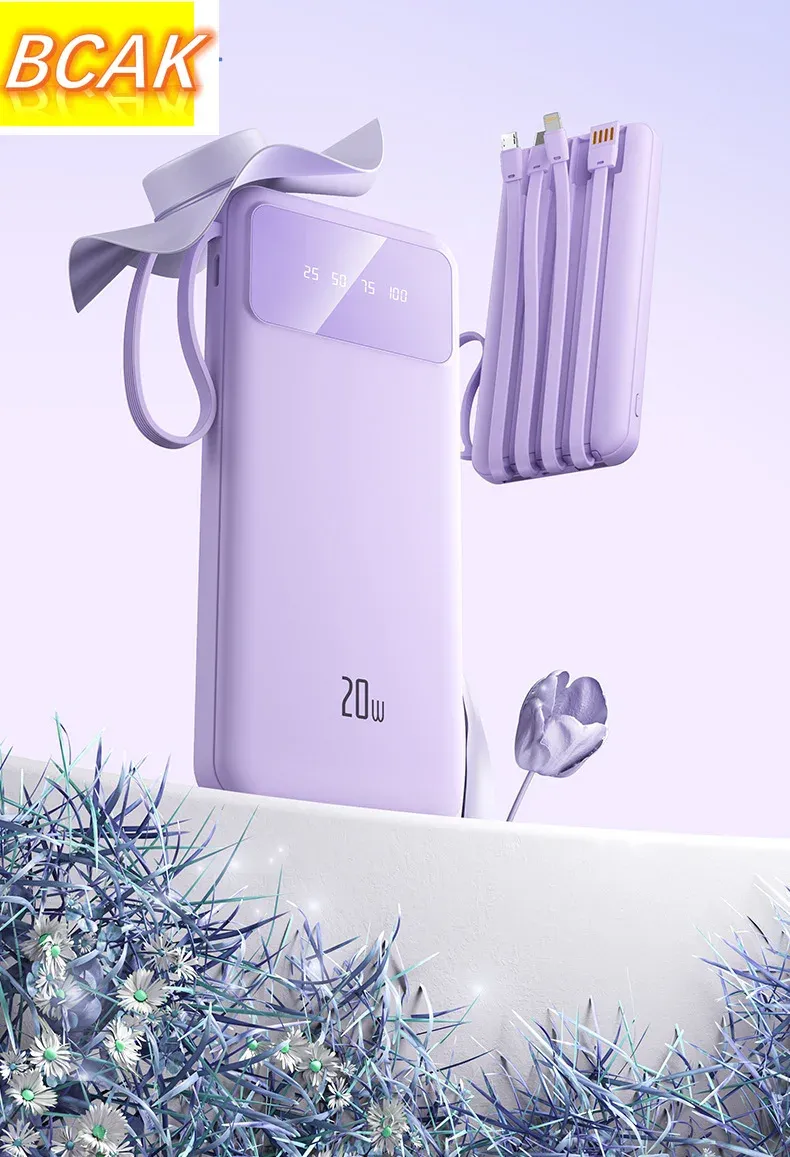 BCAK 20000mAh Power Bank - Large Capacity Fast Charging Portable Mobile Power Supply with PD Charging, Compact Design for Travel & Daily Use showcase 2