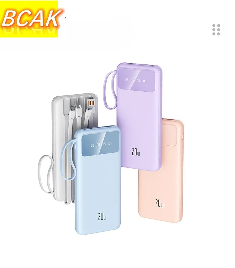 BCAK 20000mAh Power Bank - Large Capacity Fast Charging Portable Mobile Power Supply with PD Charging, Compact Design for Travel & Daily Use showcase 3