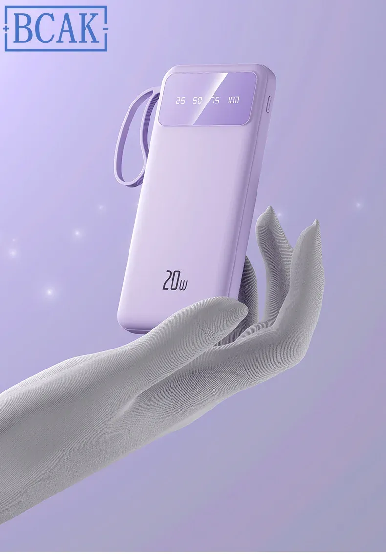 BCAK 20000mAh Power Bank - Large Capacity Fast Charging Portable Mobile Power Supply with PD Charging, Compact Design for Travel & Daily Use showcase 11