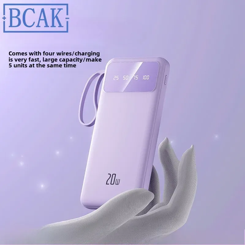 BCAK 20000mAh Power Bank - Large Capacity Fast Charging Portable Mobile Power Supply with PD Charging, Compact Design for Travel & Daily Use showcase 18
