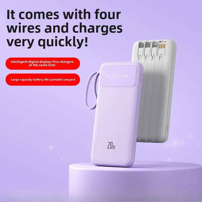 BCAK 20000mAh Power Bank - Large Capacity Fast Charging Portable Mobile Power Supply with PD Charging, Compact Design for Travel & Daily Use showcase 19