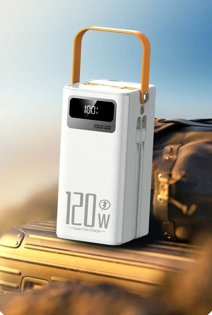 160000mAh Portable Power Bank 22.5W Fast Charger with USB-C Cable, External Spare Battery for iPhone, Samsung, Xiaomi - High Capacity Mobile Charger showcase 15