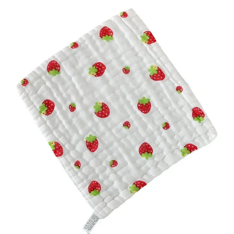 3Pcs Baby Muslin Washcloths - 6 Layer Cotton Gauze Face Towels for Bathing, Feeding, Hand Wiping - Soft, Absorbent, Breathable for Kids & Toddlers (25x25cm) - Image 5