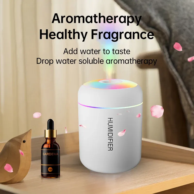 Mini 180ML USB Air Humidifier, Portable Electric Aroma Diffuser for Essential Oils, Aromatherapy Mist Maker with Lights for Car, Home, Bedroom showcase 7