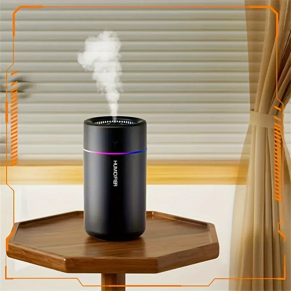 1pc Car Humidifier & Aromatherapy Diffuser with Colorful LED Lights - Silent Ultrasonic Air Purifier for Bedroom, Office, and Car thumbnail 3