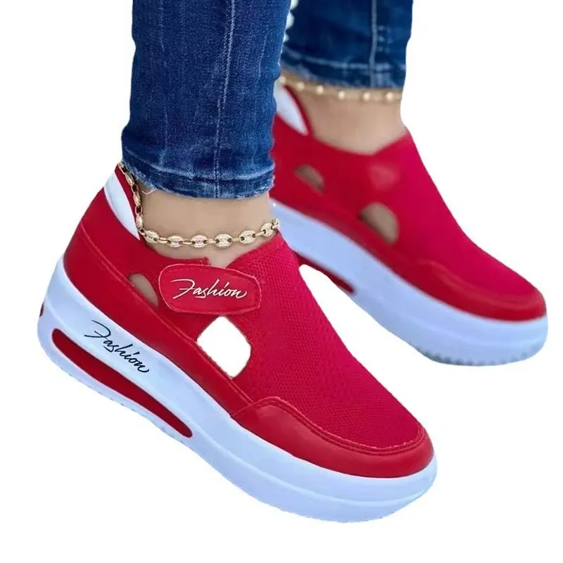 Women's Breathable Mesh Casual Shoes 2025 New Summer Flat Bottom Fashion Sneakers - Comfortable Thick Soled Sports Footwear for Everyday Wear showcase 6