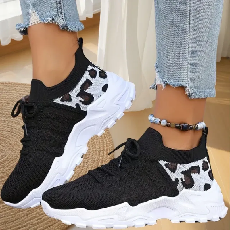 Summer Women's Casual Breathable Sports Shoes - Thick Soled Ankle Boots, New White Fashion Sneakers for 2025 thumbnail 3