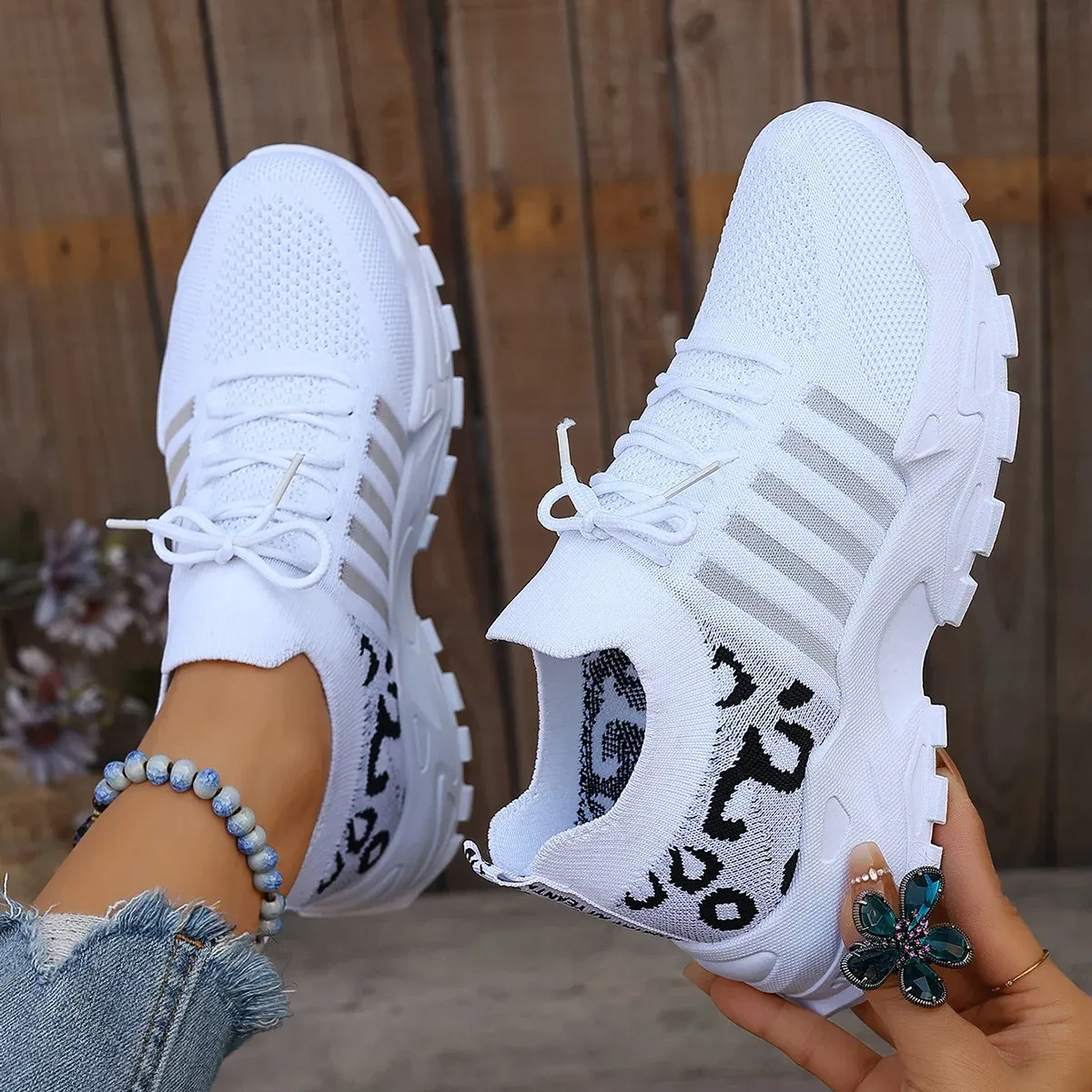 Summer Women's Casual Breathable Sports Shoes - Thick Soled Ankle Boots, New White Fashion Sneakers for 2025 showcase 2