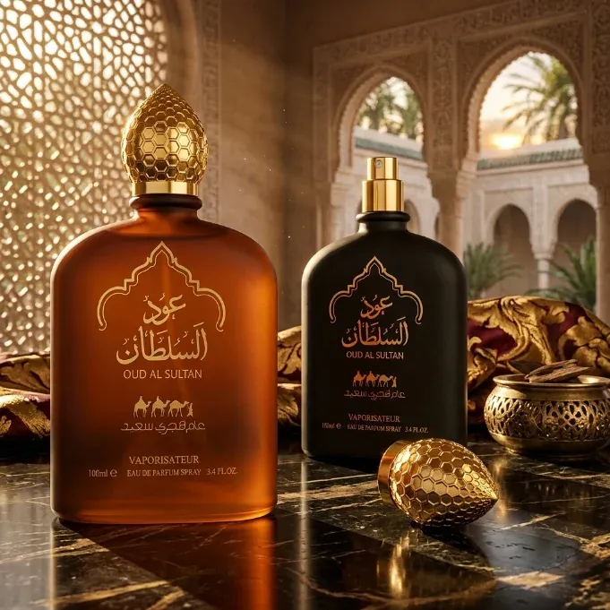 Premium Sweet Honey Oud Arabic Perfume for Men & Women, 100ml Eau de Parfum Spray with Gold Beehive Cap, Long-Lasting Amber & Woody Scent, Luxury Gift thumbnail 1