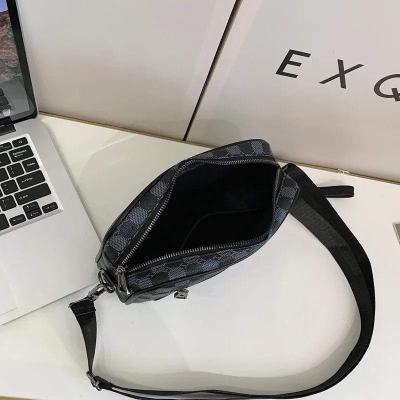 Premium PU Leather Men's Waist Pack Business Crossbody Bag Fashion Travel Shoulder Bag for Phone Storage, Stylish Clutch for Men - Image 4