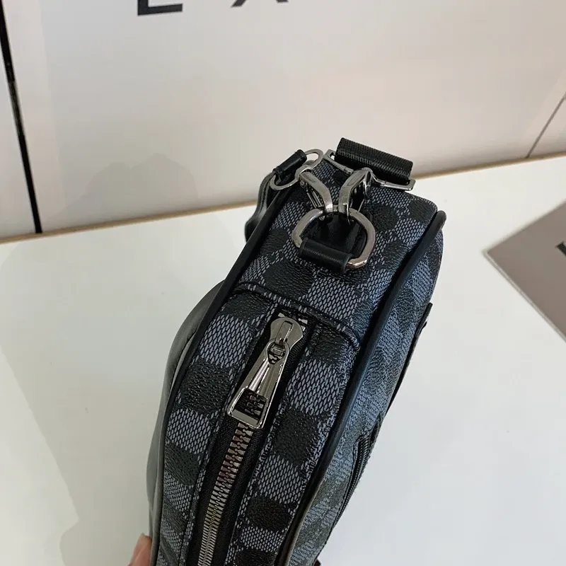 Premium PU Leather Men's Waist Pack Business Crossbody Bag Fashion Travel Shoulder Bag for Phone Storage, Stylish Clutch for Men - Image 3