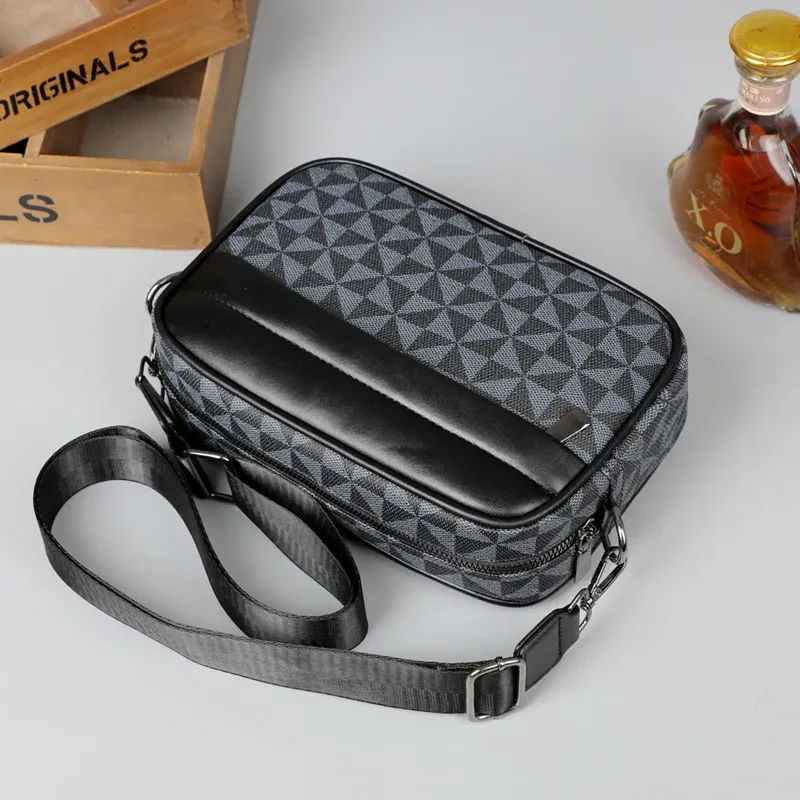 Stylish PU Leather Crossbody Messenger Bag for Men - High Quality Fashion Small Shoulder Bag, Perfect Gift for Men - Image 6