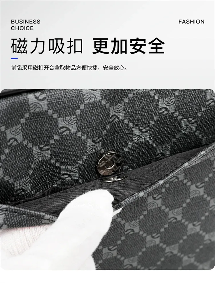 Stylish PU Leather Crossbody Messenger Bag for Men - High Quality Fashion Small Shoulder Bag, Perfect Gift for Men showcase 12