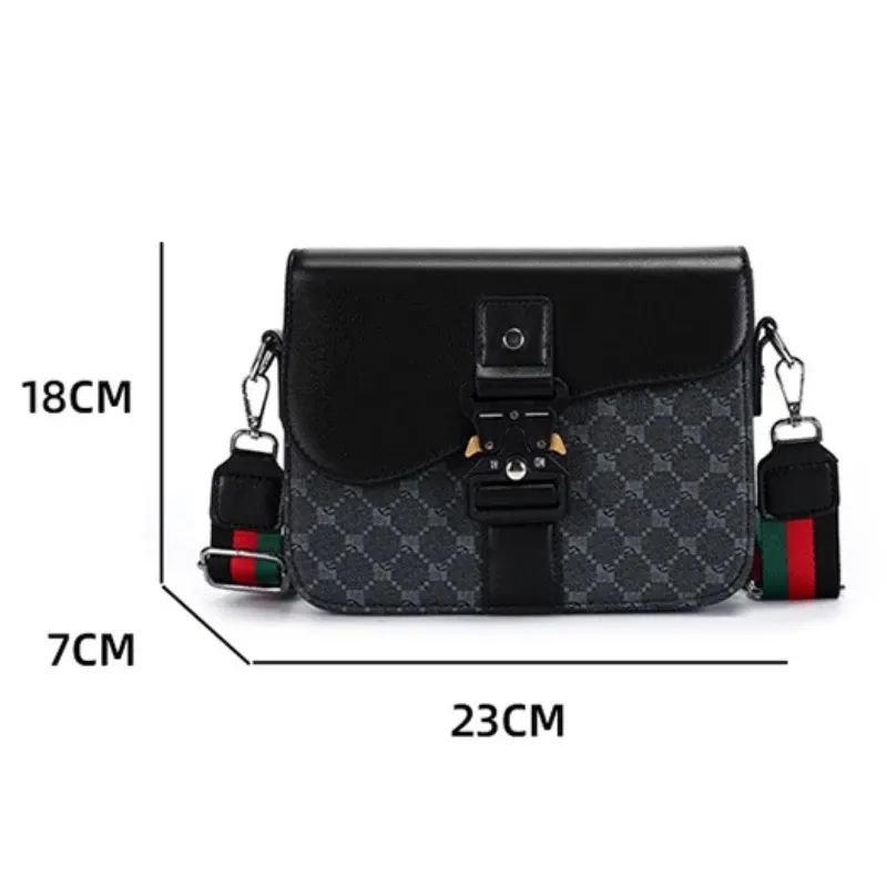 Fashionable Jacquard Pattern Men's Crossbody Bag, High-End Casual Shoulder Bag, Waterproof Business Commuting Sling Bag, Versatile Daily Use thumbnail 4