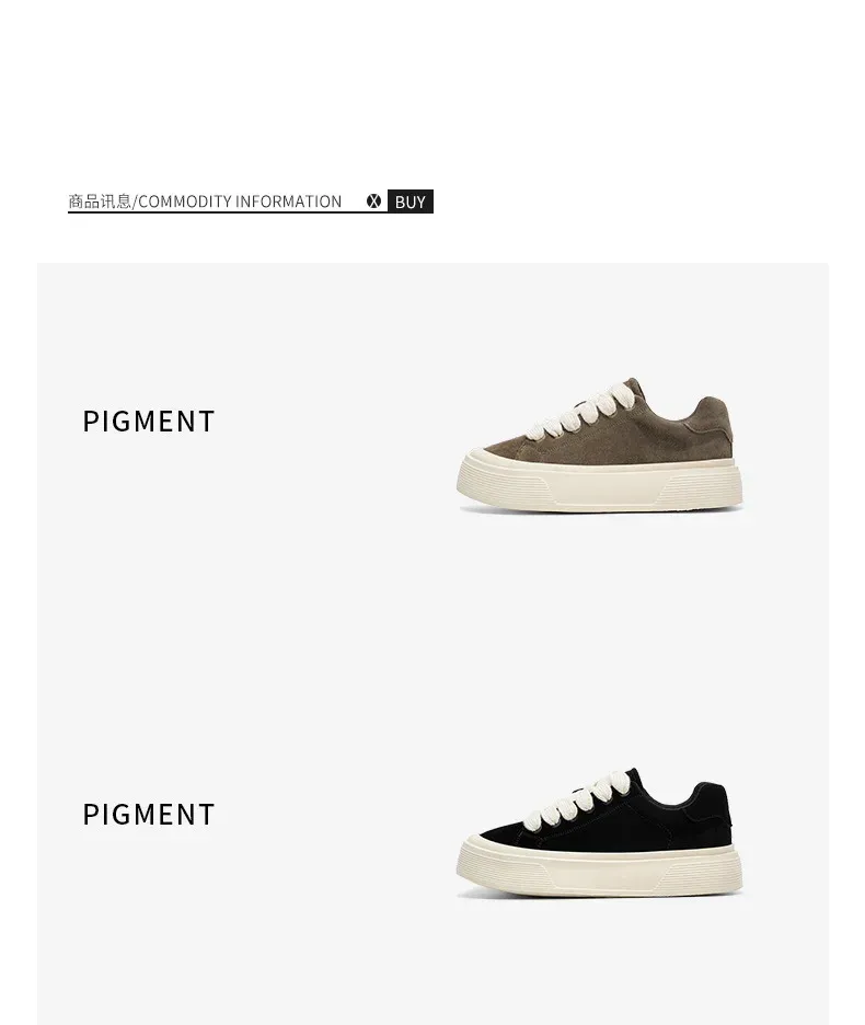 Men's Korean Style High-Top Casual Board Shoes - Autumn/Winter Fashion Sneakers for Height Increase & Sports showcase 5