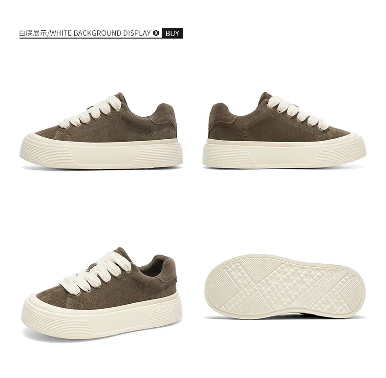 Men's Korean Style High-Top Casual Board Shoes - Autumn/Winter Fashion Sneakers for Height Increase & Sports showcase 17