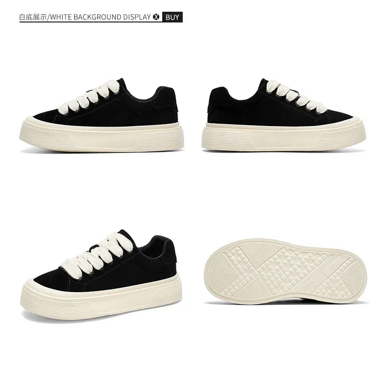 Men's Korean Style High-Top Casual Board Shoes - Autumn/Winter Fashion Sneakers for Height Increase & Sports showcase 18