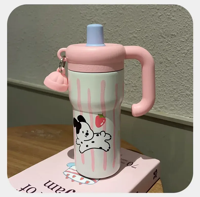316 Stainless Steel Insulated Tumbler Mug with Straw - Large Capacity Thermal Iced Cup for Men & Women Students - Stylish Aesthetic Design for Hot & Cold Drinks showcase 17