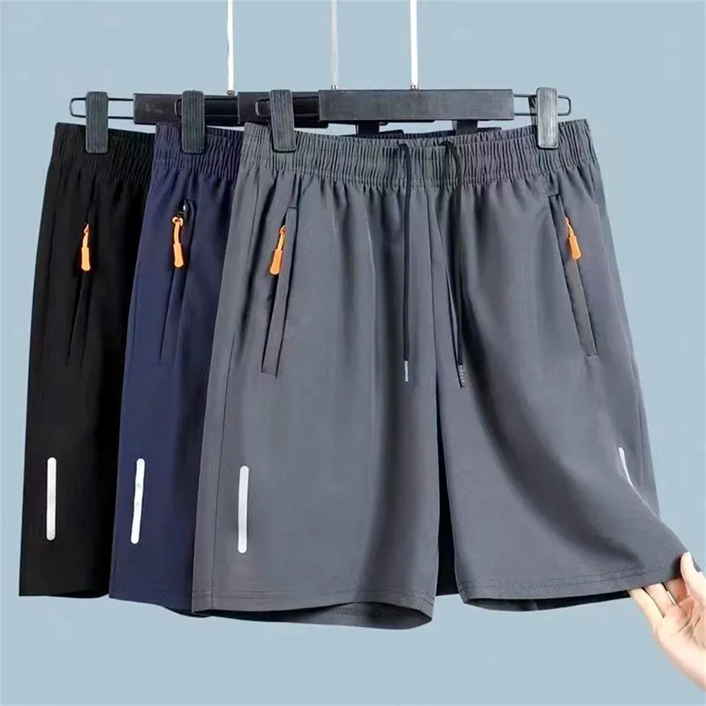 Men's Ultra-Thin Ice Silk Casual Shorts - Quick Dry Loose Fit Joggers for Beach, Gym, Sports, Summer Wear showcase 3