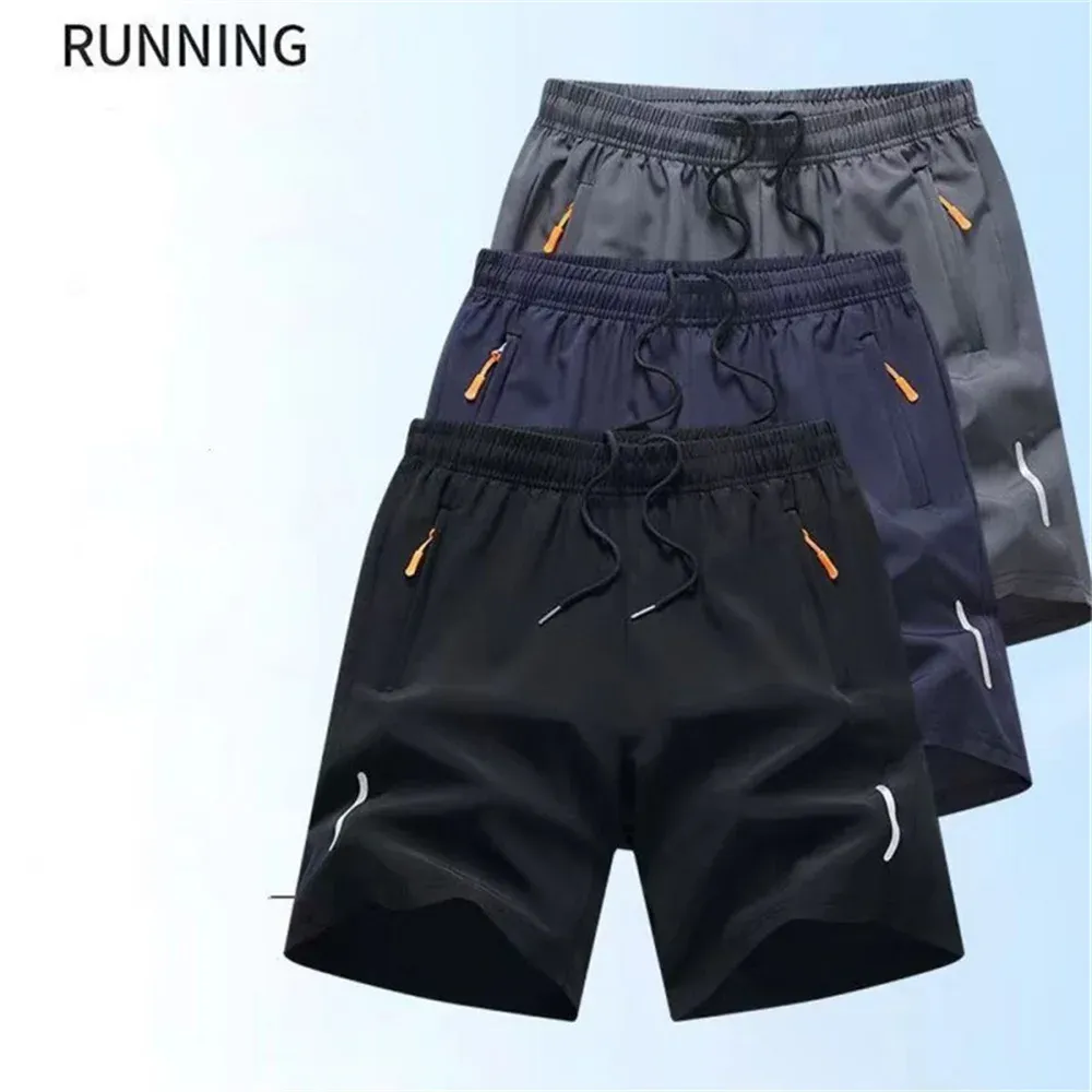 Men's Ultra-Thin Ice Silk Casual Shorts - Quick Dry Loose Fit Joggers for Beach, Gym, Sports, Summer Wear showcase 7