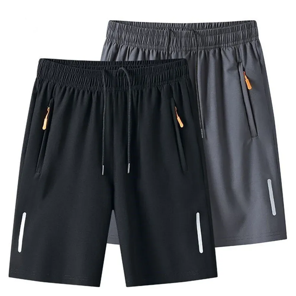 Men's Ultra-Thin Ice Silk Casual Shorts - Quick Dry Loose Fit Joggers for Beach, Gym, Sports, Summer Wear showcase 17