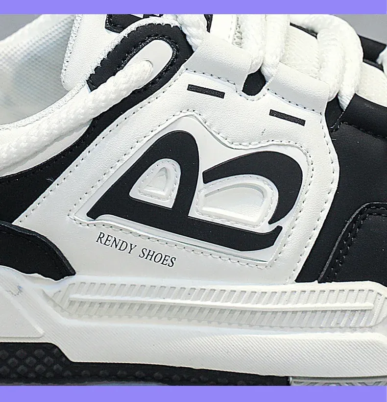 Men's Breathable White Sneakers 2025 Summer Trendy Versatile Thick Sole Sports Board Shoes for Men & Women showcase 12