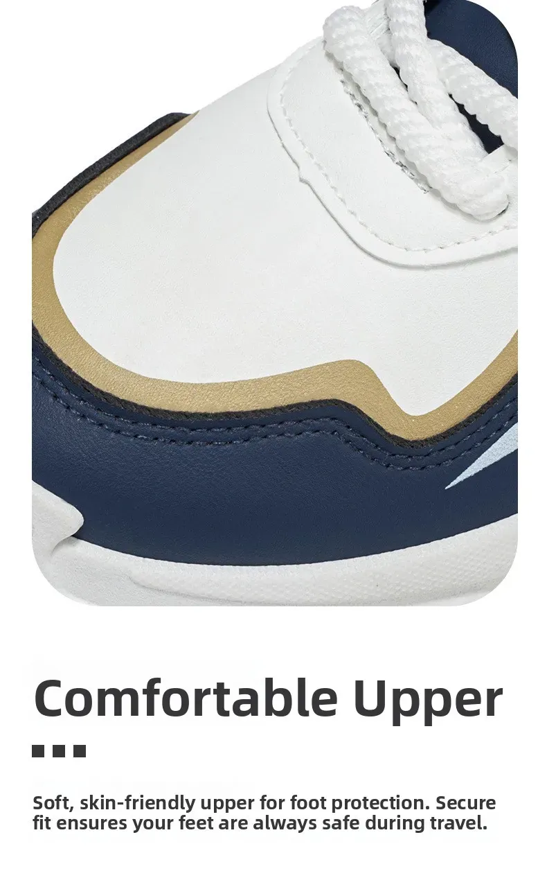 Men's Casual Running Shoes - Breathable PU Leather Low Cut Sneakers, Thick Sole, All-Season Comfort for Students & Adults showcase 3