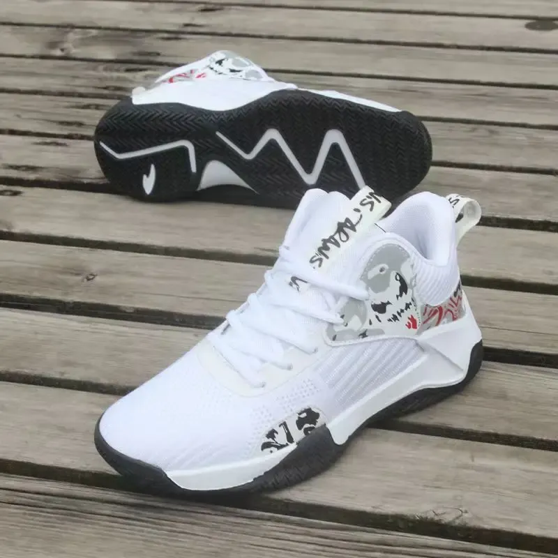 Men's High-Top Basketball Shoes: Luxury Comfortable Anti-Slip Sneakers for Running, Casual Wear, and Fashionable Versatility showcase 16