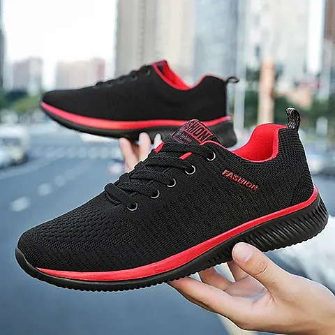 Men's Summer Breathable Mesh Casual Shoes - Lightweight Fashion Moccasins Sneakers for Daily Wear, Sizes 36-48
