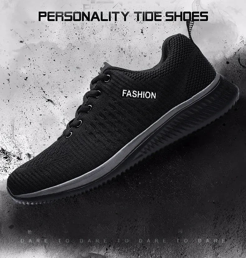Men's Summer Breathable Mesh Casual Shoes - Lightweight Fashion Moccasins Sneakers for Daily Wear, Sizes 36-48 showcase 5