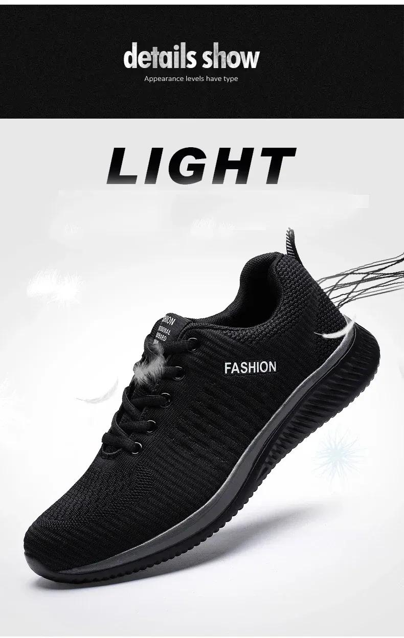 Men's Summer Breathable Mesh Casual Shoes - Lightweight Fashion Moccasins Sneakers for Daily Wear, Sizes 36-48 showcase 7