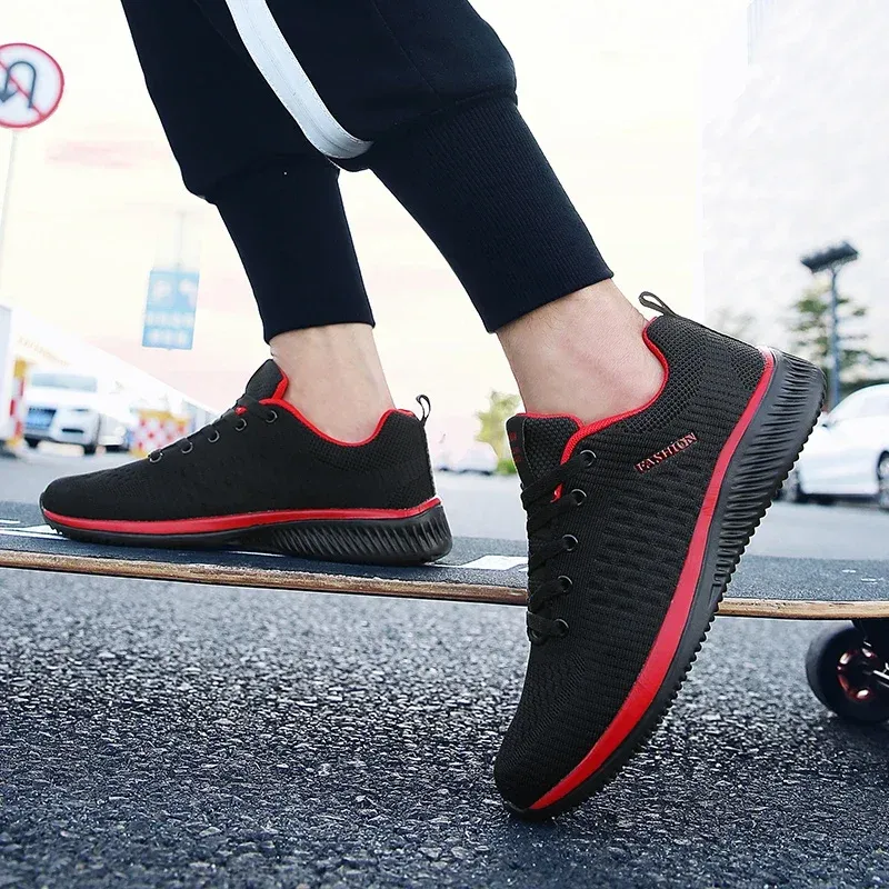 Men's Summer Breathable Mesh Casual Shoes - Lightweight Fashion Moccasins Sneakers for Daily Wear, Sizes 36-48 showcase 14