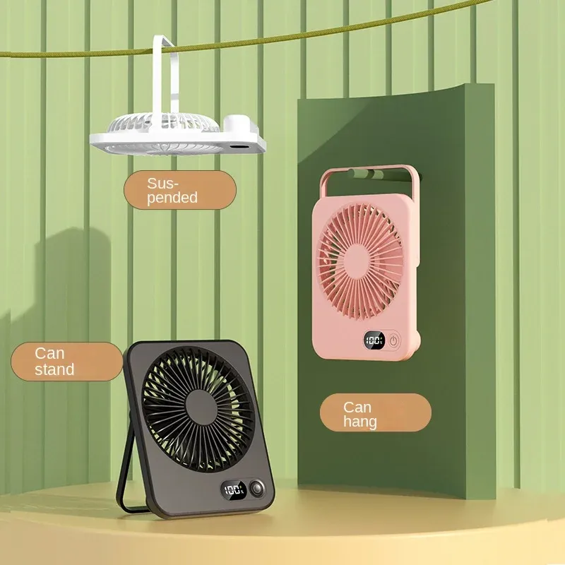 Ultra Quiet Foldable Desktop Fan - Mini Portable USB Fan for Office, Home, Travel - Compact & Efficient Cooling Solution thumbnail 2