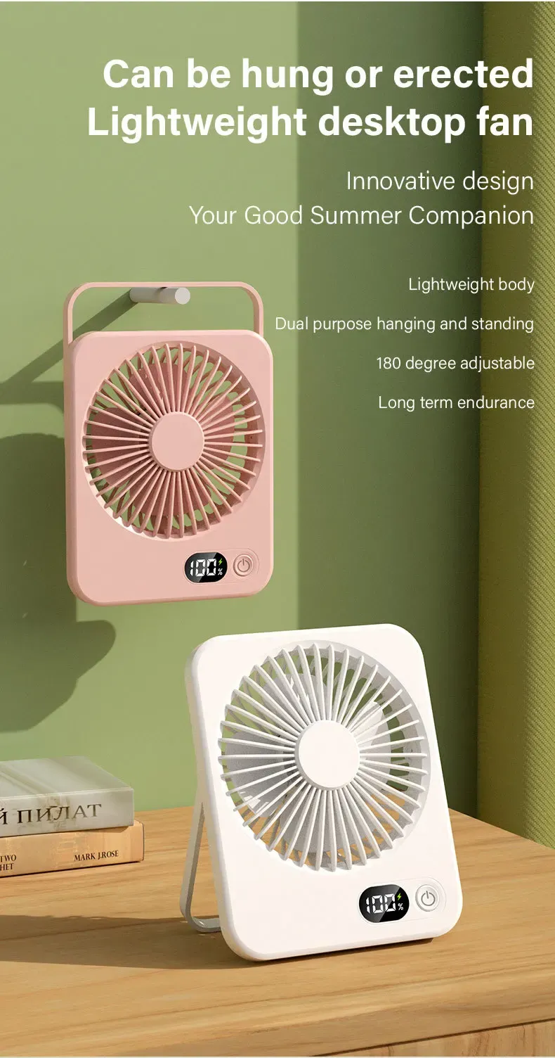Ultra Quiet Foldable Desktop Fan - Mini Portable USB Fan for Office, Home, Travel - Compact & Efficient Cooling Solution showcase 3