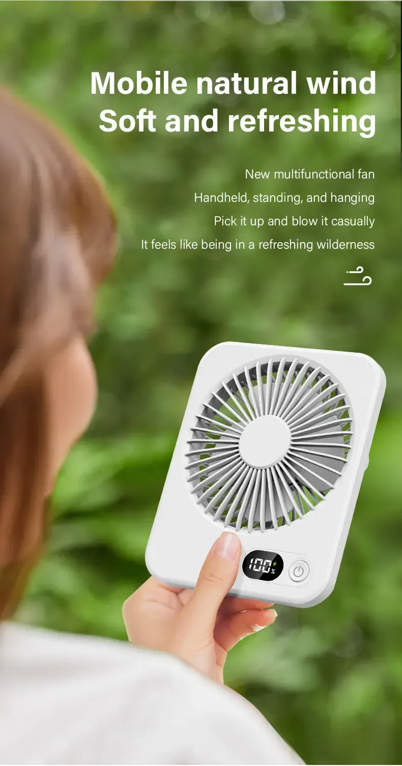 Ultra Quiet Foldable Desktop Fan - Mini Portable USB Fan for Office, Home, Travel - Compact & Efficient Cooling Solution showcase 4