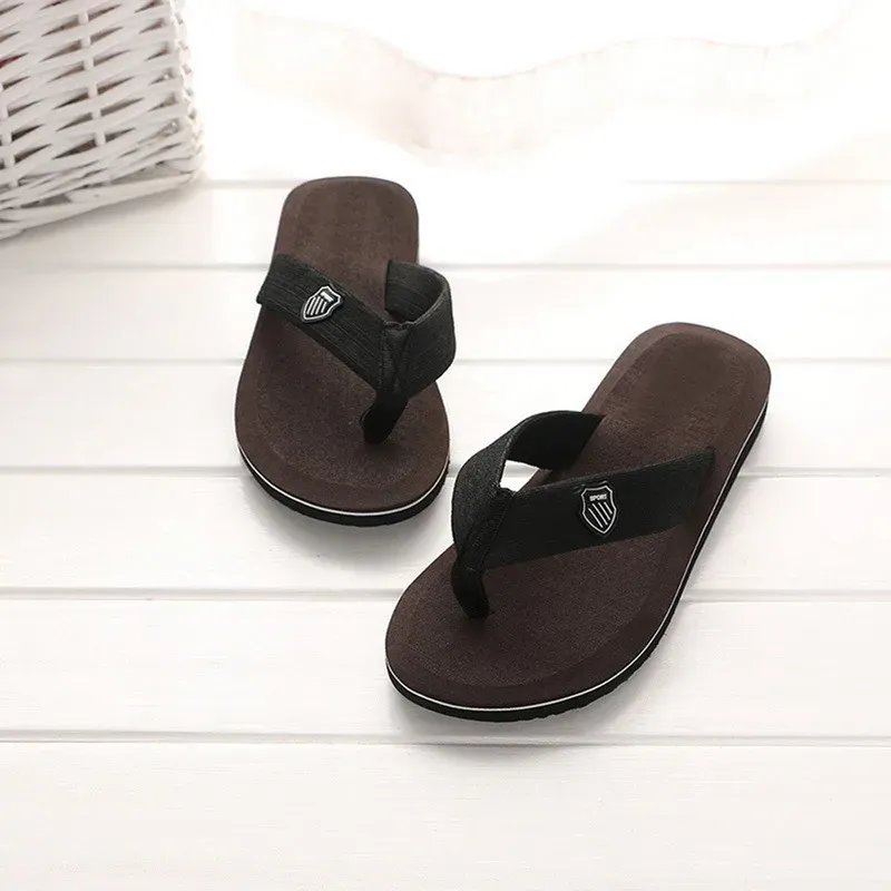 Men's Casual Flip Flops Fashion Beach Shoes - Summer Non-Slip Flat Slides, Comfortable Indoor House Slippers for Men, Large Sizes Available showcase 18