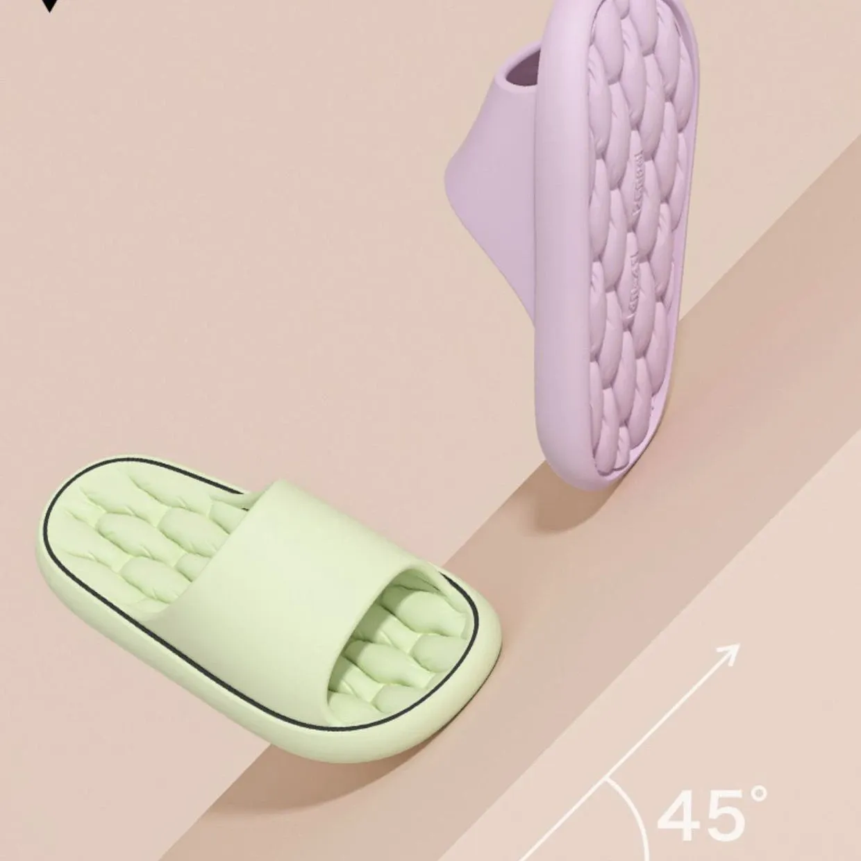 Ultra-Light EVA Soft Slides for Men & Women, Fashionable Indoor/Outdoor Slippers, Non-Slip Bathroom Flip Flops, Comfortable Beach Sneakers - Image 2