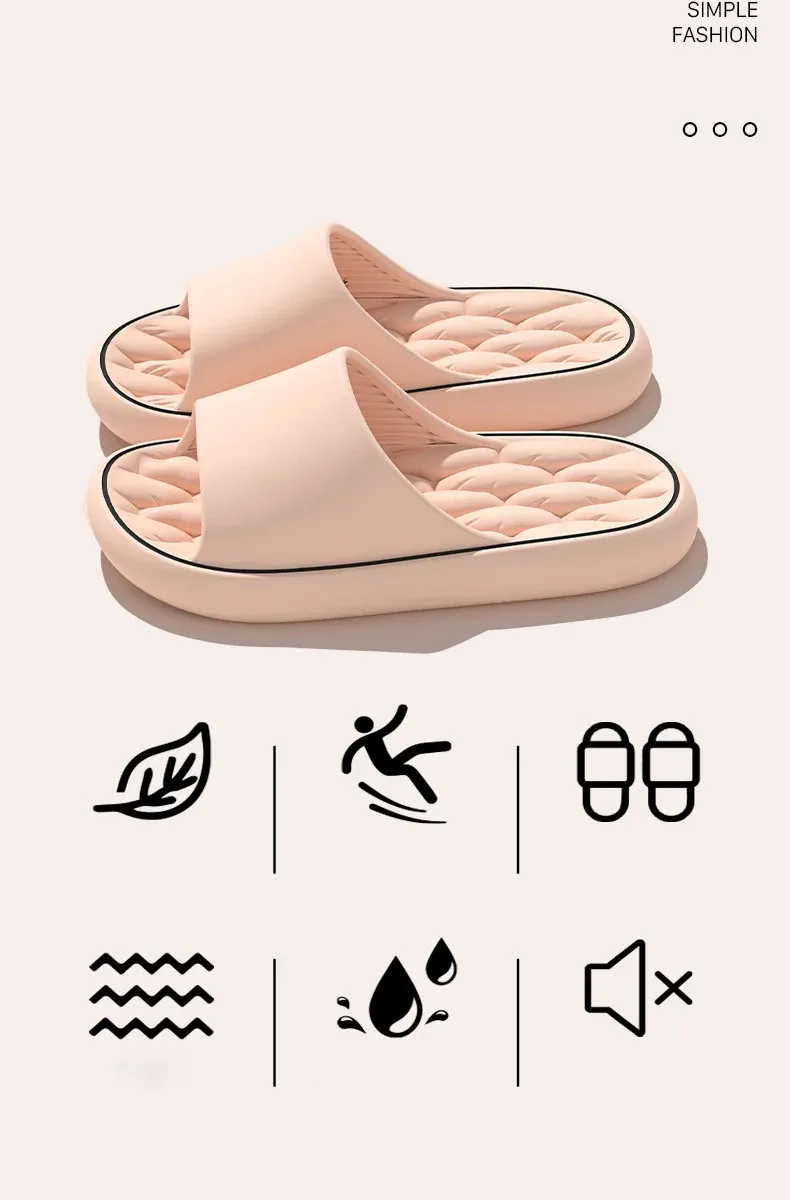 Ultra-Light EVA Soft Slides for Men & Women, Fashionable Indoor/Outdoor Slippers, Non-Slip Bathroom Flip Flops, Comfortable Beach Sneakers showcase 2