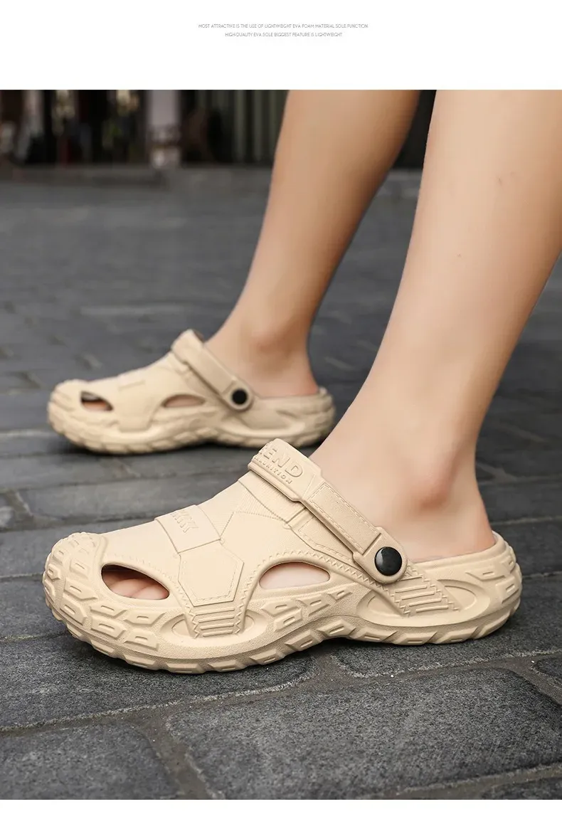 Men's Summer EVA Clogs Platform Sandals - Soft, Lightweight, Anti-Slip Beach Slides & Indoor Outdoor Slippers for Leisure and Comfort showcase 12