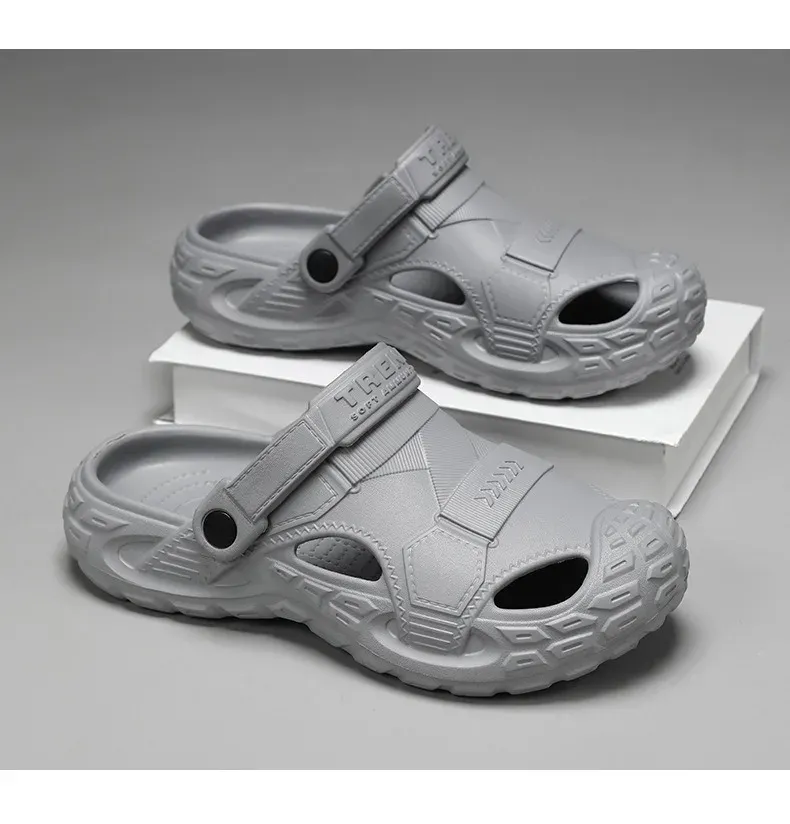 Men's Summer EVA Clogs Platform Sandals - Soft, Lightweight, Anti-Slip Beach Slides & Indoor Outdoor Slippers for Leisure and Comfort showcase 14